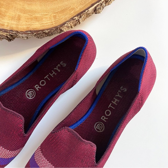 Rothy's Garnet Reflective Stripe Loafer | Women’s Size 11 - Picture 3 of 9